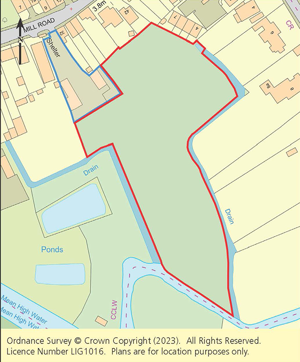 Lot: 163 - COMMERCIAL INVESTMENT AND LAND ENTIRE PLOT EXTENDING TO APPROXIMATELY 2.3 ACRES -